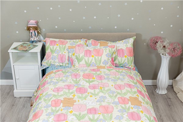 Детское постельное бельё Sweet Dreams Tulip Dreams (на резинке+молния)