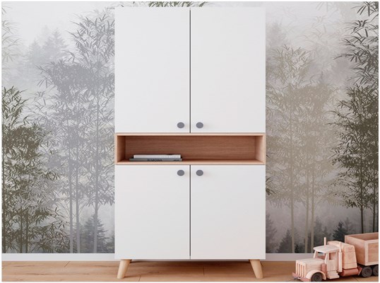 Детская мебель MK Leroys Шкаф Нордик N5
