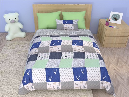 Детское покрывало Sweet Dreams Покрывало Animals in Squares