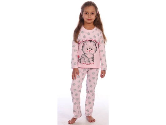 Детская пижама Sweet Dreams Пижама Котик (розовый)