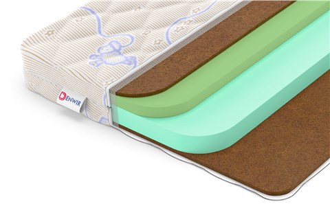 Детский матрас Denwir Eco Foam Hard Plus 10