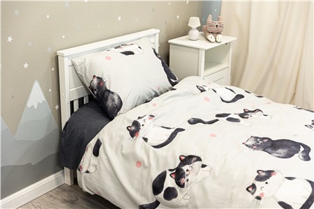 Детское постельное бельё Sweet Dreams Elegant Cats (на резинке + молния)