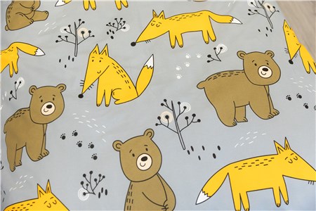Детское постельное бельё Sweet Dreams Foxes & Bears (на резинке + молния)