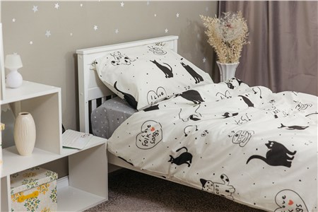 Детское постельное бельё Sweet Dreams Cat Fantasy (на резинке + молния)