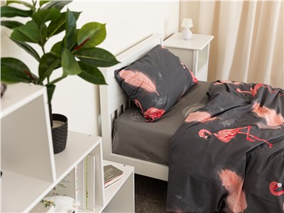 Детское постельное бельё Sweet Dreams Pink Flamingo(на резинке + молния)