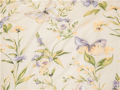 Детское постельное бельё Sweet Dreams Butterfly in green (на резинке+молния)