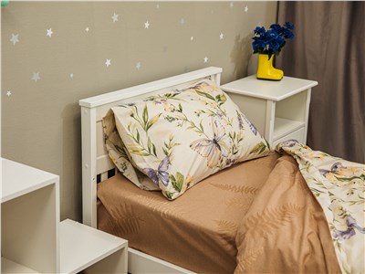 Детское постельное бельё Sweet Dreams Butterfly in brown (на резинке + молния)