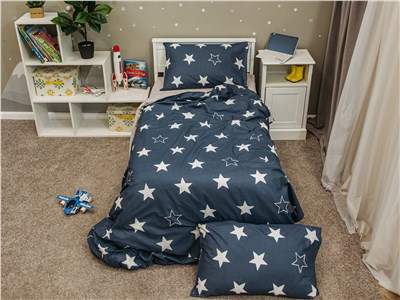 Детское постельное бельё Sweet Dreams Stars (на резинке + молния) 