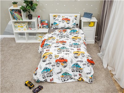 Детское постельное бельё Sweet Dreams WOW! GO! (на резинке + молния)