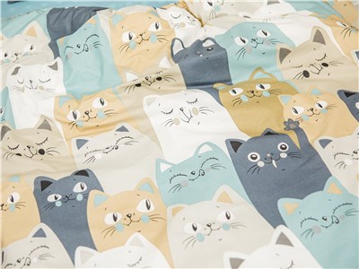 Детское постельное бельё Sweet Dreams Cozy catnap(на резинке + молния)