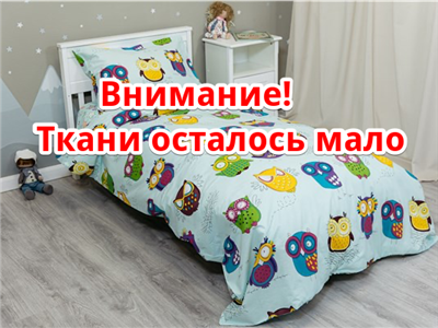 Детское постельное бельё Сладкие Сны(Sweet Dreams) Совушки (на резинке + молния)