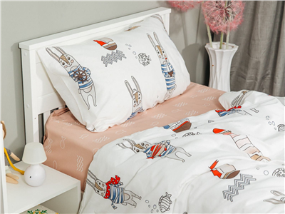 Детское постельное бельё Sweet Dreams Marine Bunny (на резинке + молния)