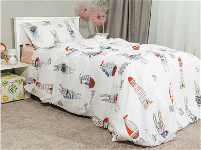 Детское постельное бельё Sweet Dreams Marine Bunny (на резинке + молния)