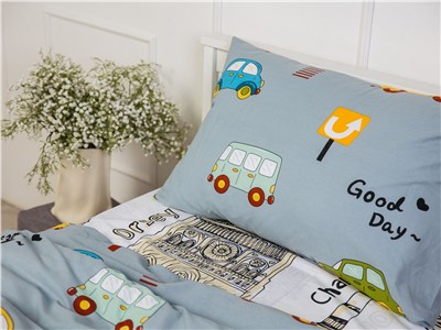 Детское постельное бельё Sweet Dreams Good Day Drive (на резинке + молния)
