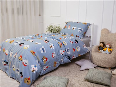 Детское постельное бельё Sweet Dreams Happy Puppies (на резинке + молния)