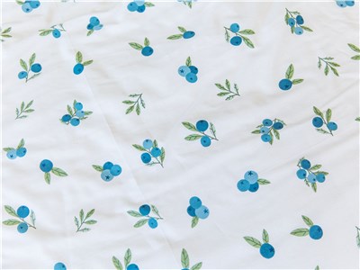 Детское постельное бельё Сладкие Сны(Sweet Dreams) Синие Ягодки (на резинке + молния)