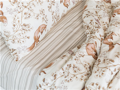 Детское постельное бельё Сладкие Сны(Sweet Dreams) Лисоньки (на резинке + молния)