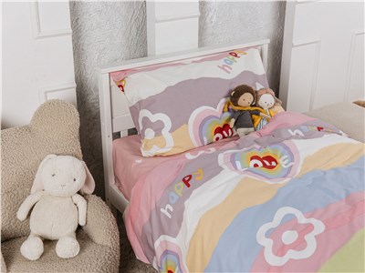 Детское постельное бельё Sweet Dreams Happy Love(на резинке + молния)