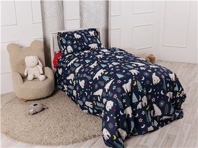 Детское постельное бельё Sweet Dreams Arctic Bear (на резинке + молния)