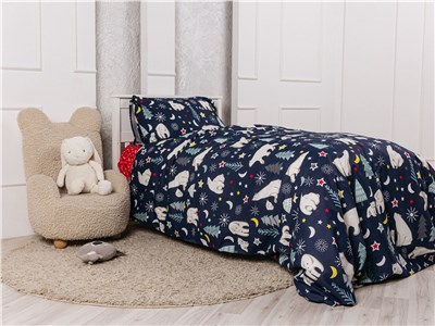 Детское постельное бельё Sweet Dreams Arctic Bear (на резинке + молния)