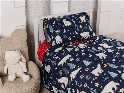 Детское постельное бельё Sweet Dreams Arctic Bear (на резинке + молния)