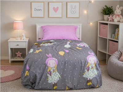Детское постельное бельё Сладкие Сны(Sweet Dreams) Девочки (на резинке + молния)