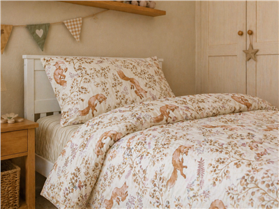 Детское постельное бельё Сладкие Сны(Sweet Dreams) Лисоньки (на резинке + молния)