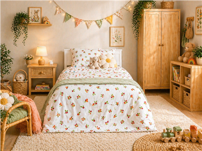 Детское постельное бельё Сладкие Сны(Sweet Dreams) Красные Ягодки(на резинке + молния)