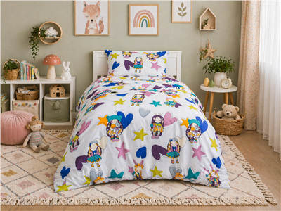 Детское постельное бельё Сладкие Сны(Sweet Dreams) Куколки (на резинке + молния)