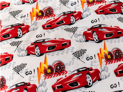 Детское постельное бельё Сладкие Сны(Sweet Dreams) Формула 1(на резинке + молния)