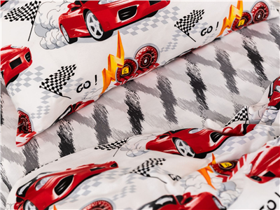 Детское постельное бельё Сладкие Сны(Sweet Dreams) Формула 1(на резинке + молния)