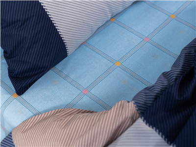 Детское постельное бельё Сладкие Сны(Sweet Dreams) Синий ритм (на резинке + молния)