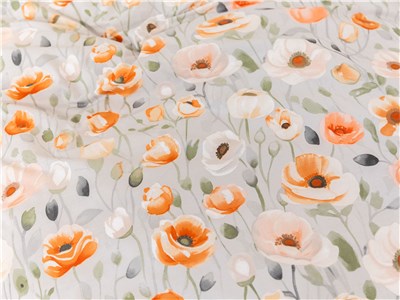 Детское постельное бельё Сладкие Сны(Sweet Dreams) Маки (на резинке + молния)