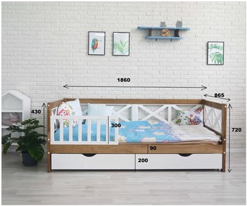 Детская кровать MK Leroys Nordic Cross Wood