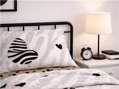 Детское постельное бельё Сладкие Сны(Sweet Dreams) Зебра (на резинке + молния)