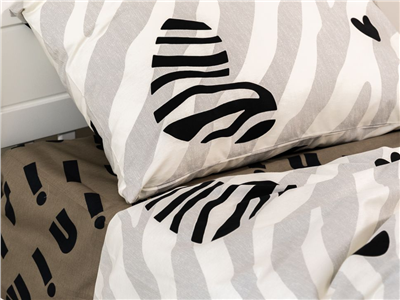 Детское постельное бельё Сладкие Сны(Sweet Dreams) Зебра (на резинке + молния)