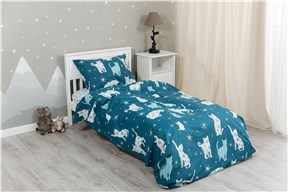 Детское постельное бельё Sweet Dreams Moonlight Cat (на резинке + молния)