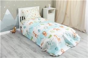 Детское постельное бельё Sweet Dreams Animal Park Lux(на резинке + молния)