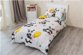 Детское постельное бельё Sweet Dreams Party Panda (на резинке + молния)