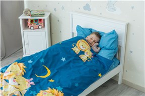 Детское постельное бельё Sweet Dreams Good Night (на резинке + молния)