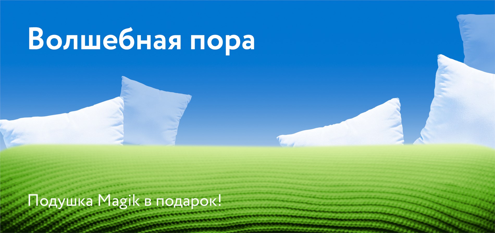 Подушка в подарок от DreamLine