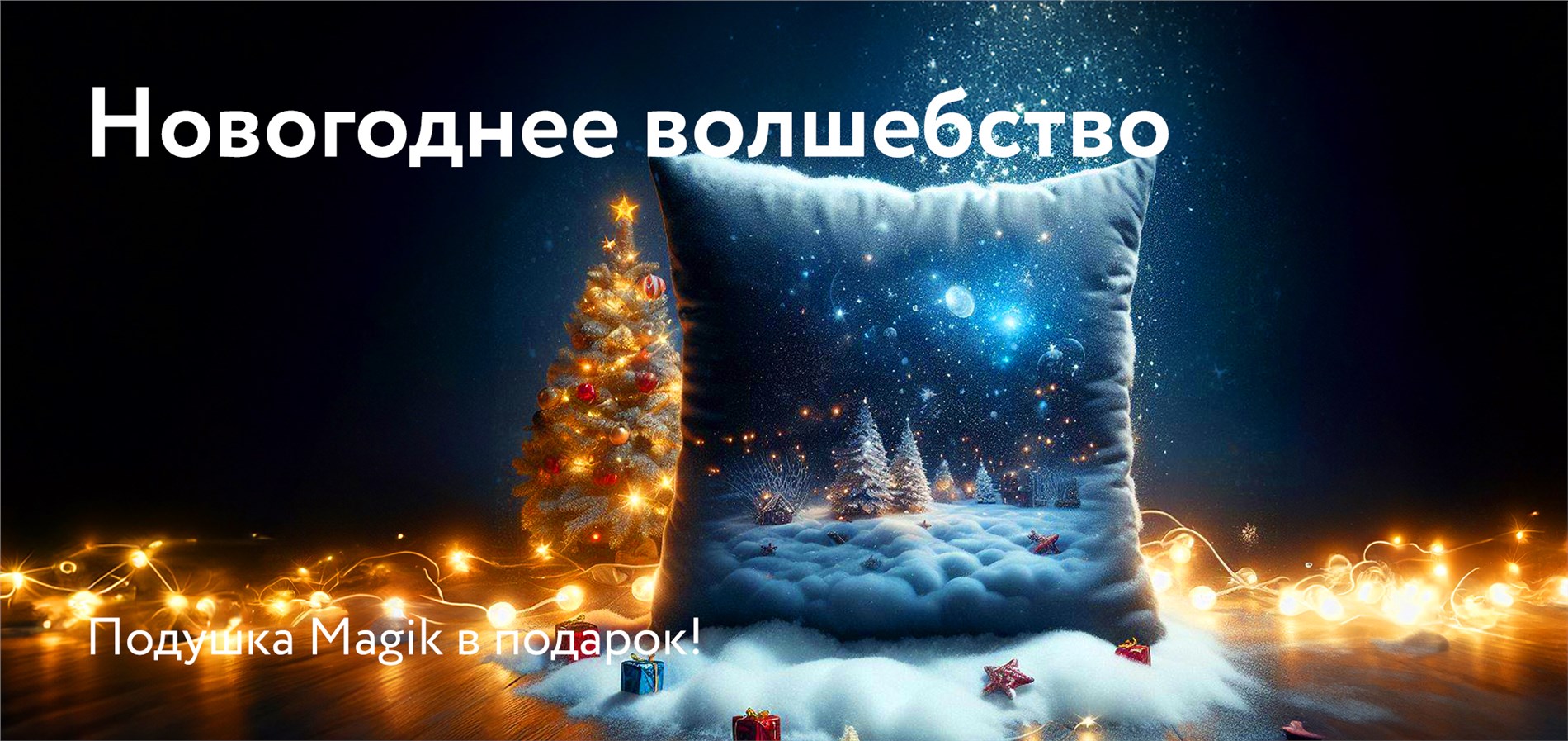 Подушка в подарок от DreamLine